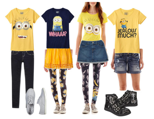 Minions inspired outfits