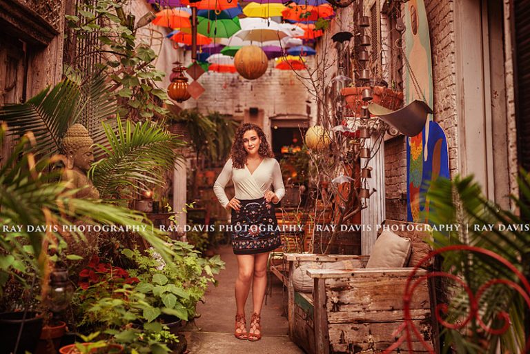 Best Louisville Senior Photographer portrait of girl in Red Tree Nulu