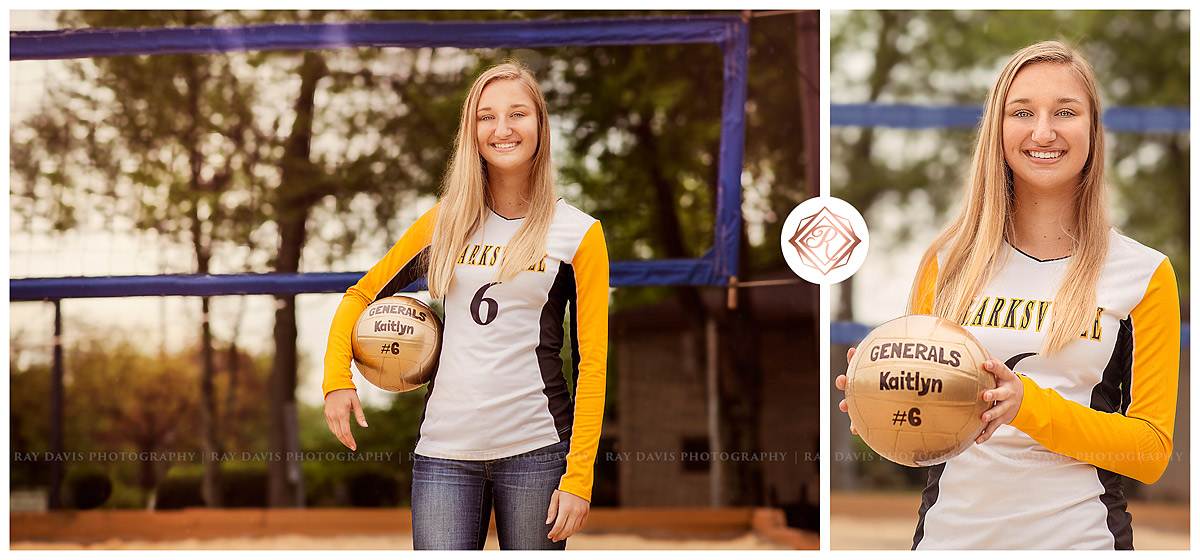 Clarksville High School Lady Generals Volleyball Girl Senior Pictures by Louisville KY Photographer