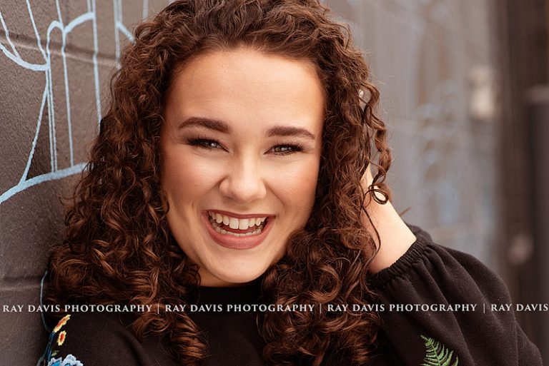 Smiling Senior girl portrait by Louisville Senior Photographer