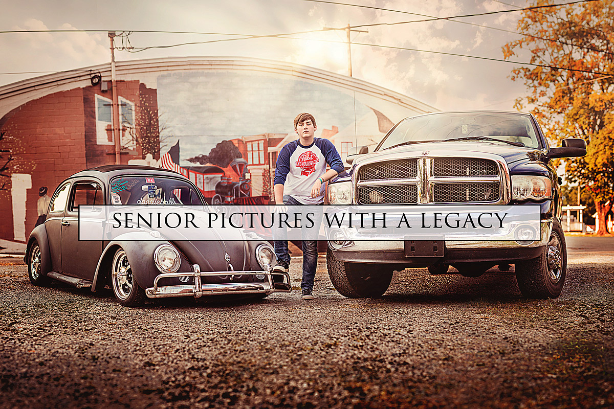 Louisville Ky Photographer capturing Senior Guy pictures with Father's Cars